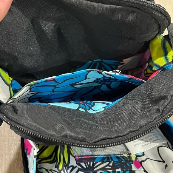 Travelon Anti-theft Black Nylon Satchel Travel Purse Bag Passport Holder - Picture 9 of 10